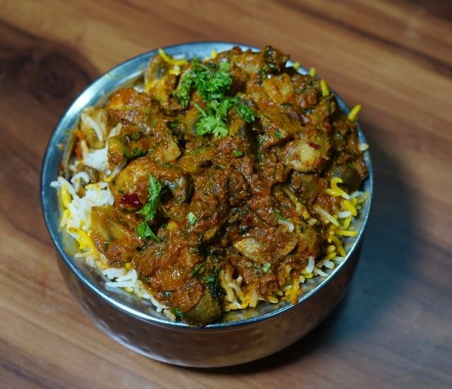 Mushroom Biryani